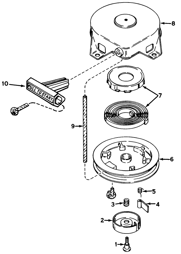 Rewind Starter No. 590537