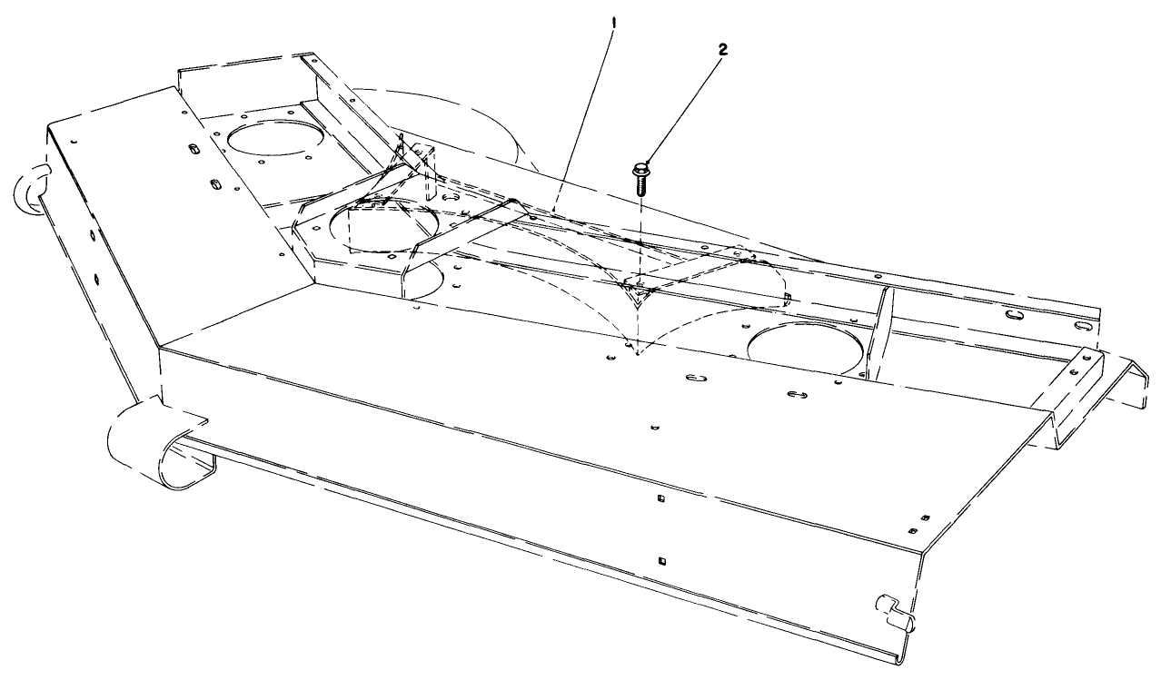 Rear Baffle Kit No. 51-1460 (optional)(for Cutting Unit Model No. 30721)