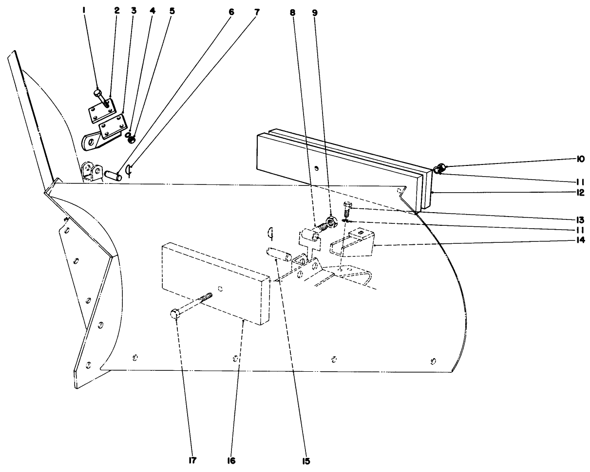 V-Plow Installation Kit Model No. 30757 (optional)