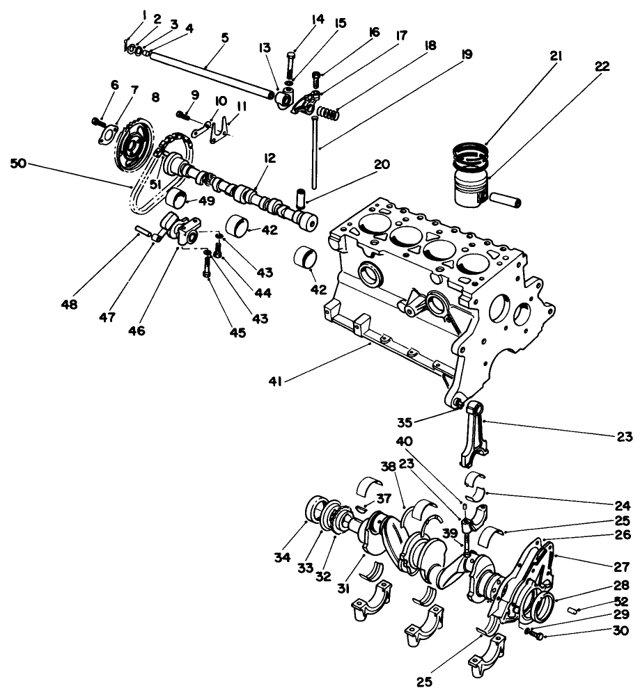 Crankshaft & Camshaft Assembly