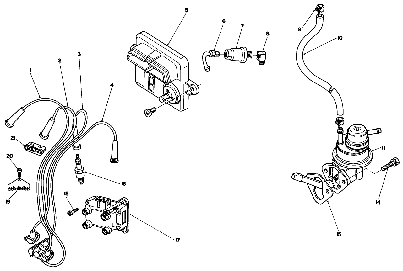 Ignition & Fuel Pump Assembly