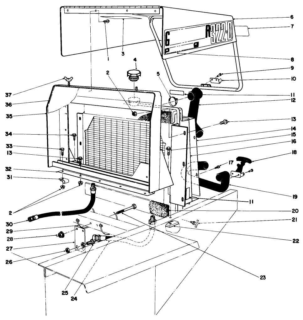 Radiator & Hood Assembly
