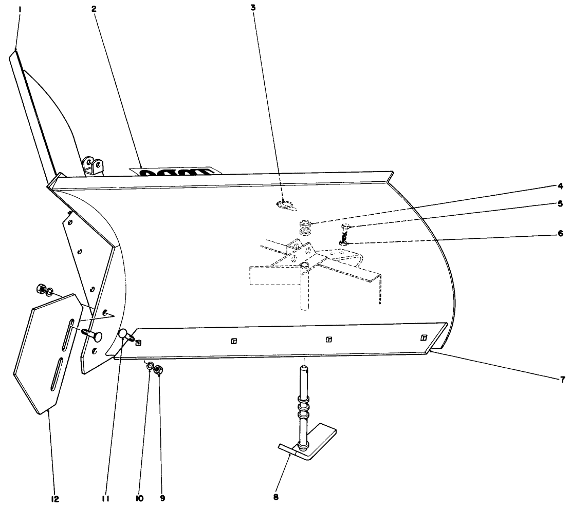 V-Plow Model No. 30750 (optional)