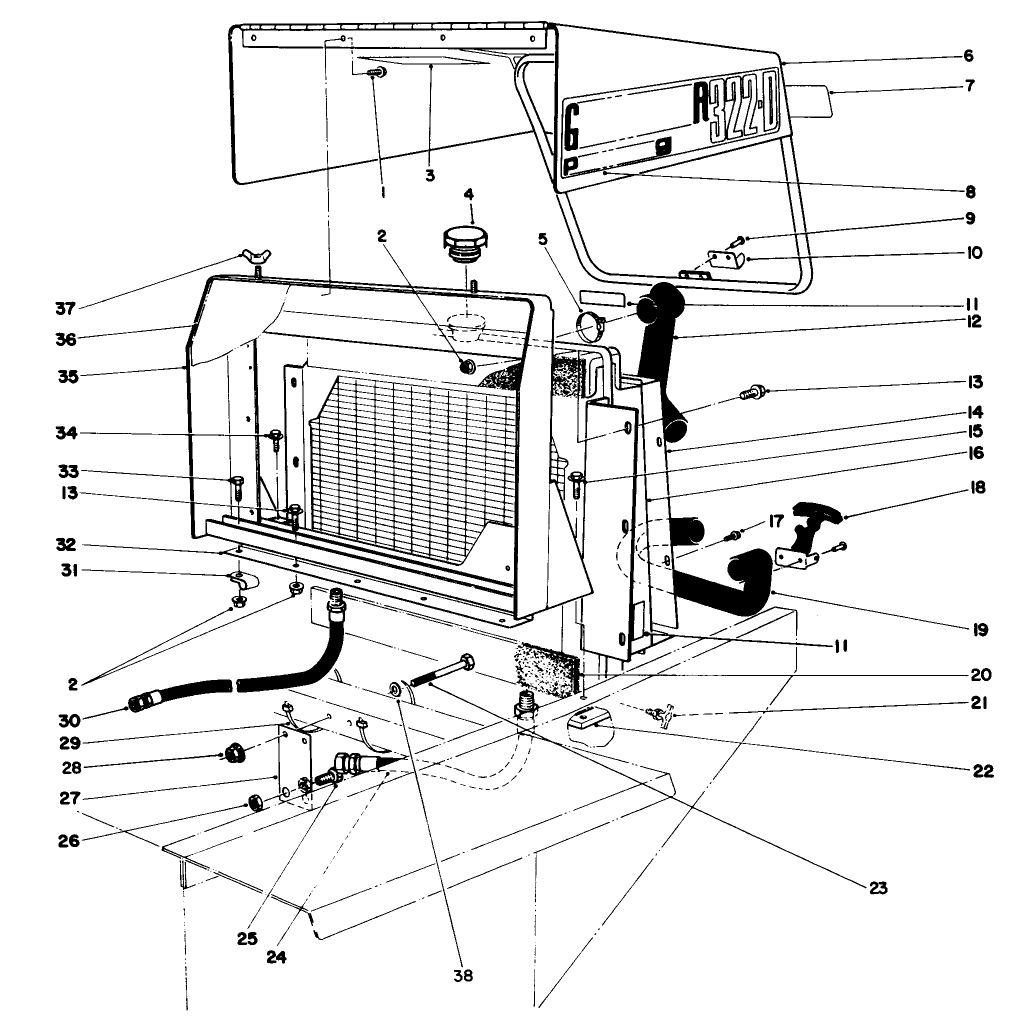Radiator & Hood Assembly