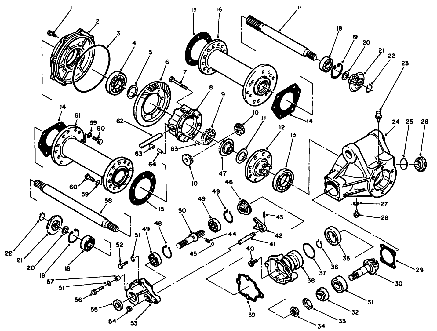 Rear Axle Assembly No. 68-6820