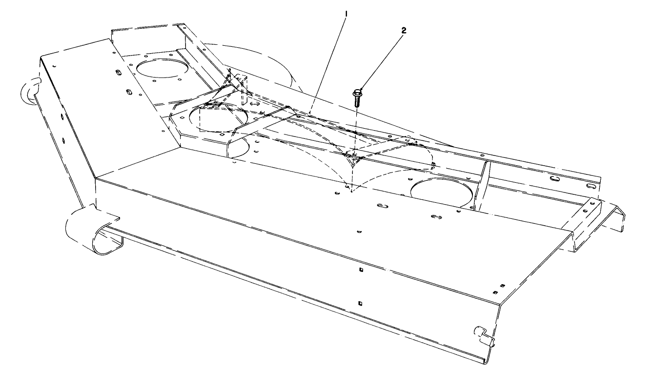 Rear Baffle Kit No. 51-1460 (optional)(for Cutting Unit Model No. 30721)