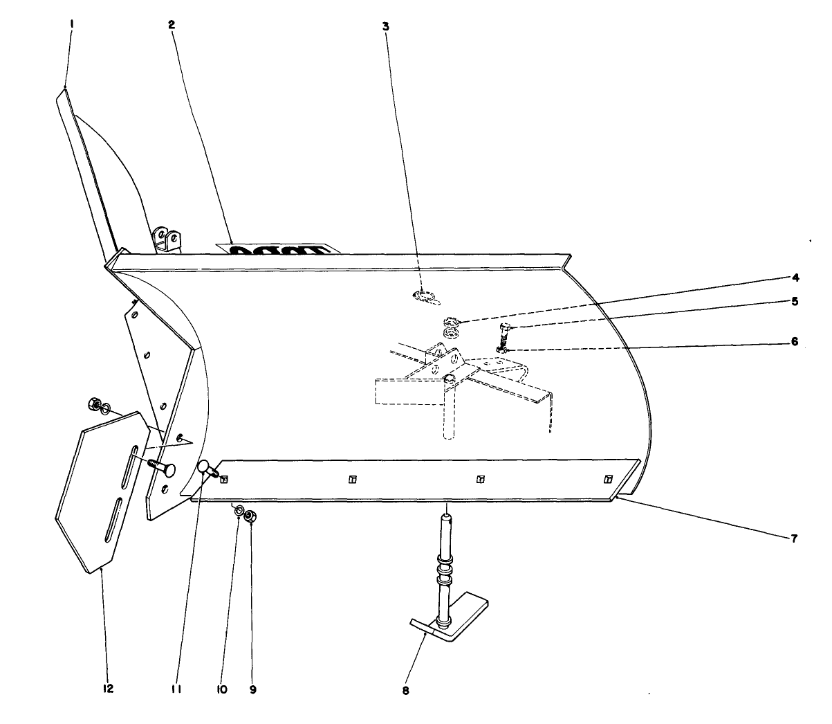 V-Plow Model No. 30750 (optional)