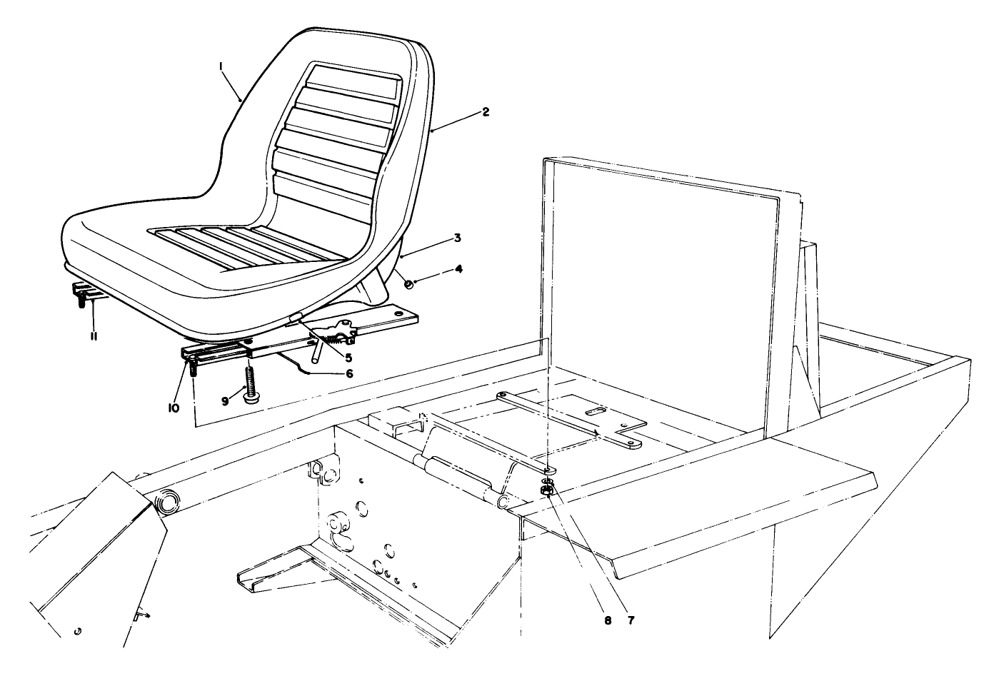 Standard Seat Kit Model No. 30770
