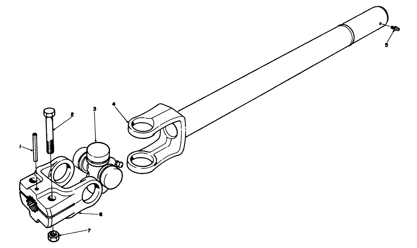 Full Time 4 Wd Drive Shaft Assembly Kit Part No. 72-3740 (optional)