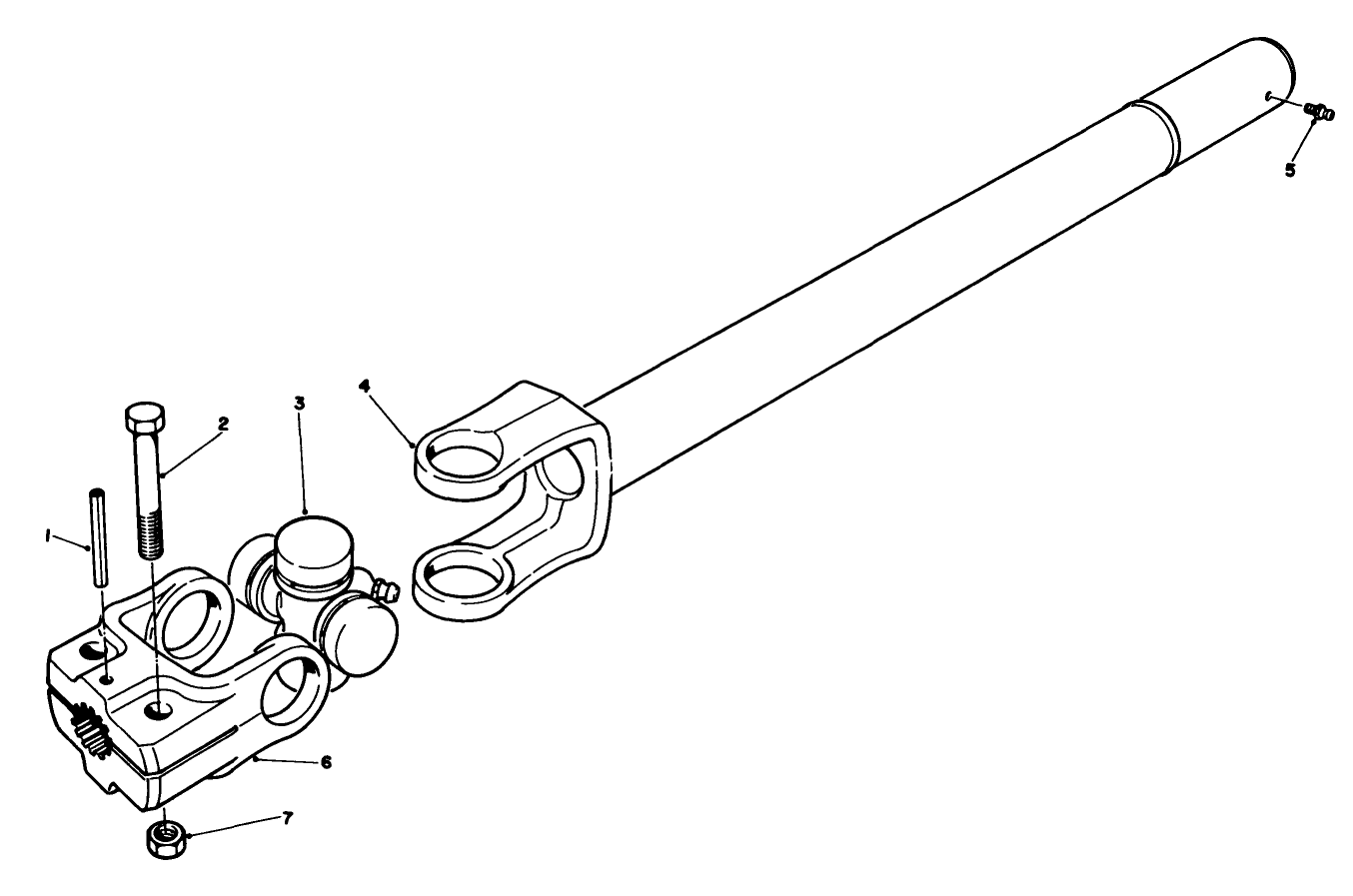 Full Time 4 Wd Drive Shaft Assembly Kitpart No. 72-3740 (optional)