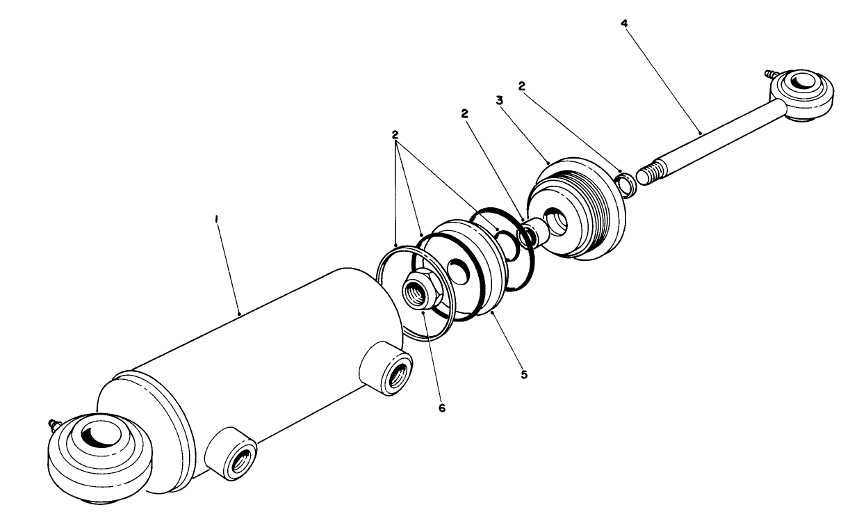 Hydraulic Steering Cylinder Assembly No. 63-9240
