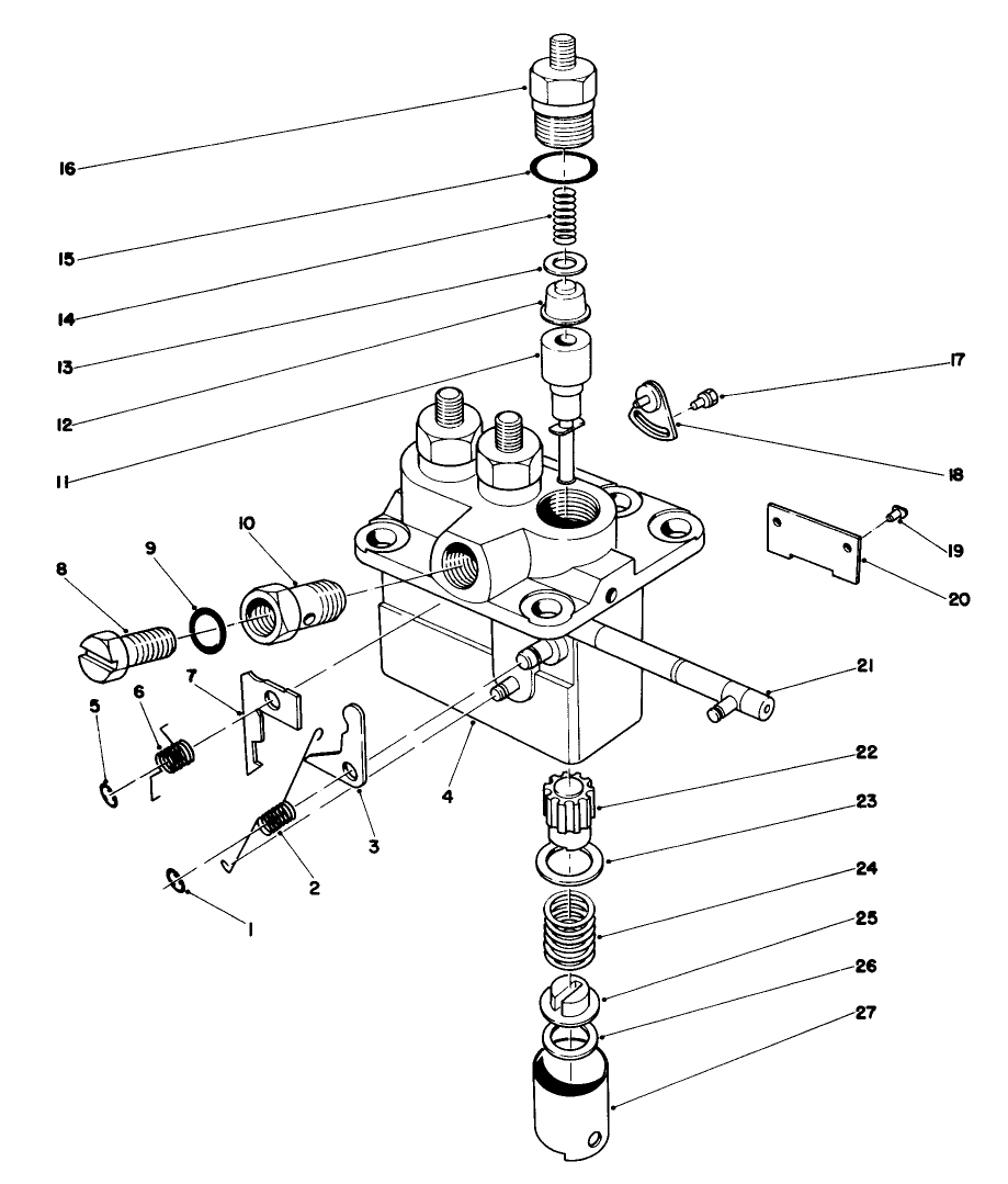 Fuel Injection Pump Assembly No. 42-8000