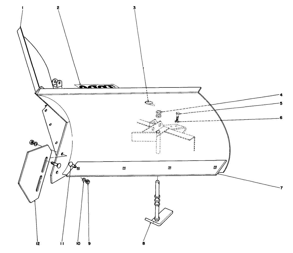 V-Plow Model No. 30750 (optional)