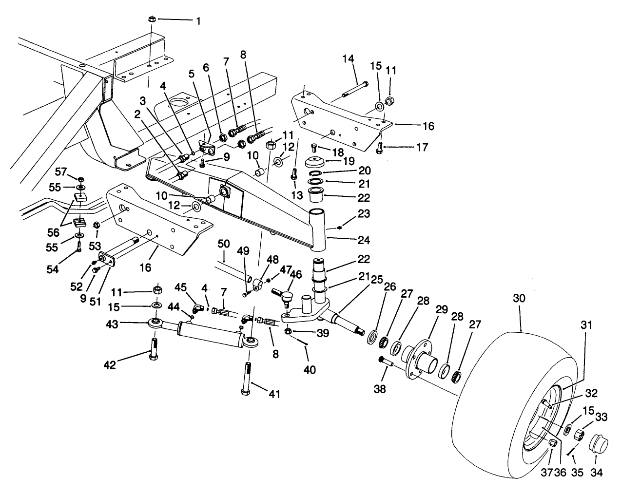 Rear Axle Assembly (model No. 03600)