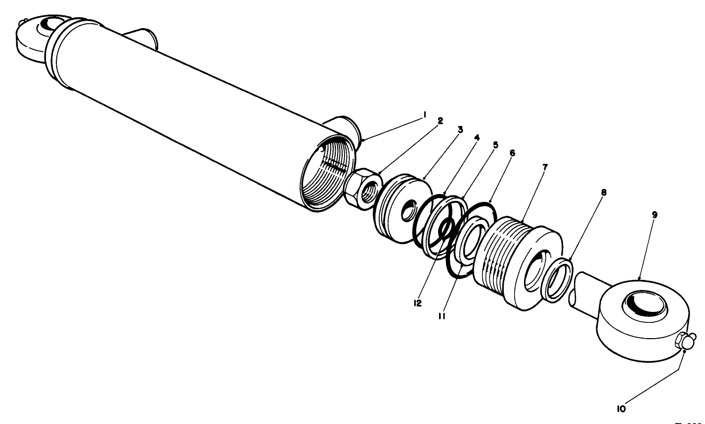 Hydraulic Cylinder No. 74-5530 (model No. 03600)