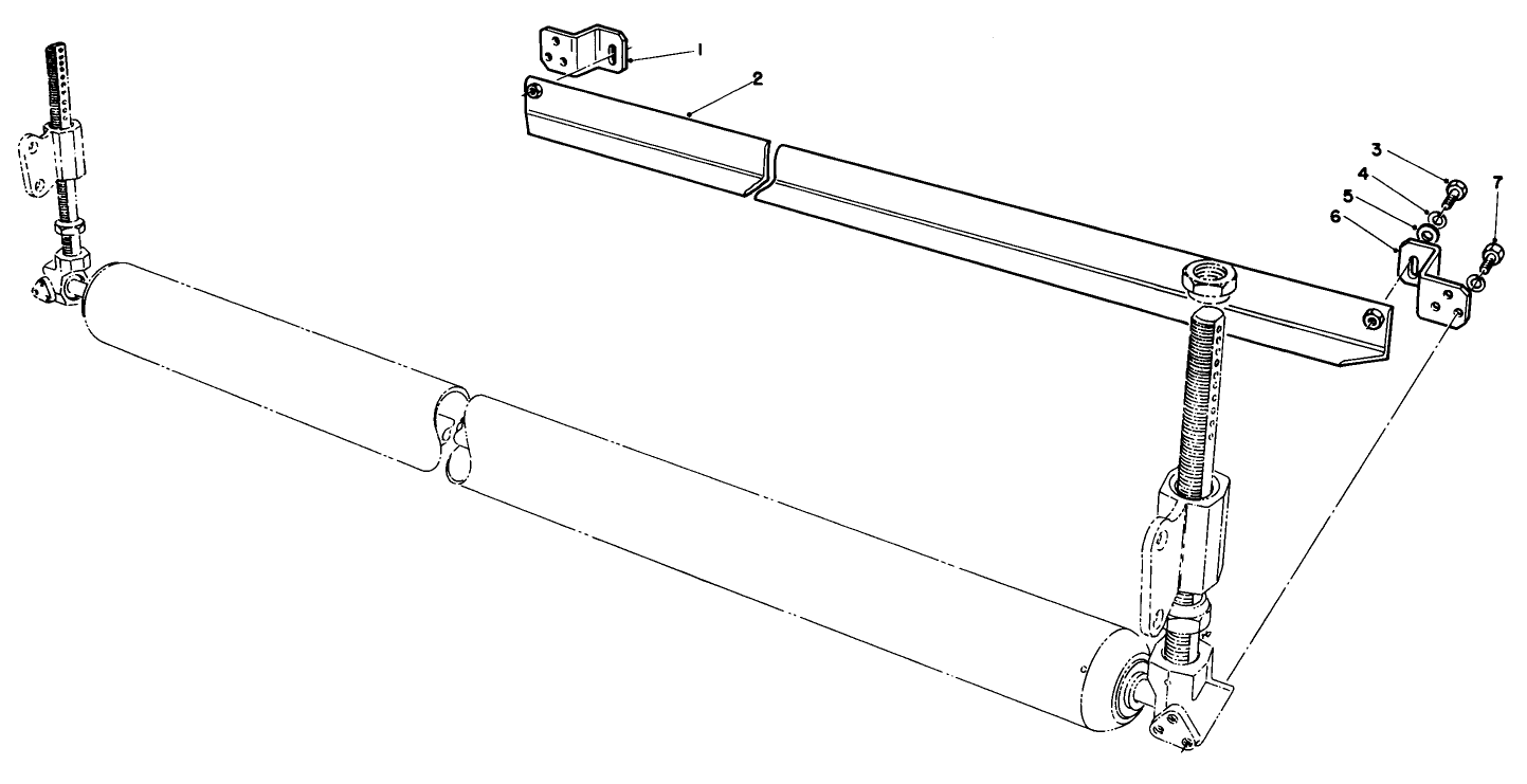 Rear Roller Scraper No. 59-6090 (optional)