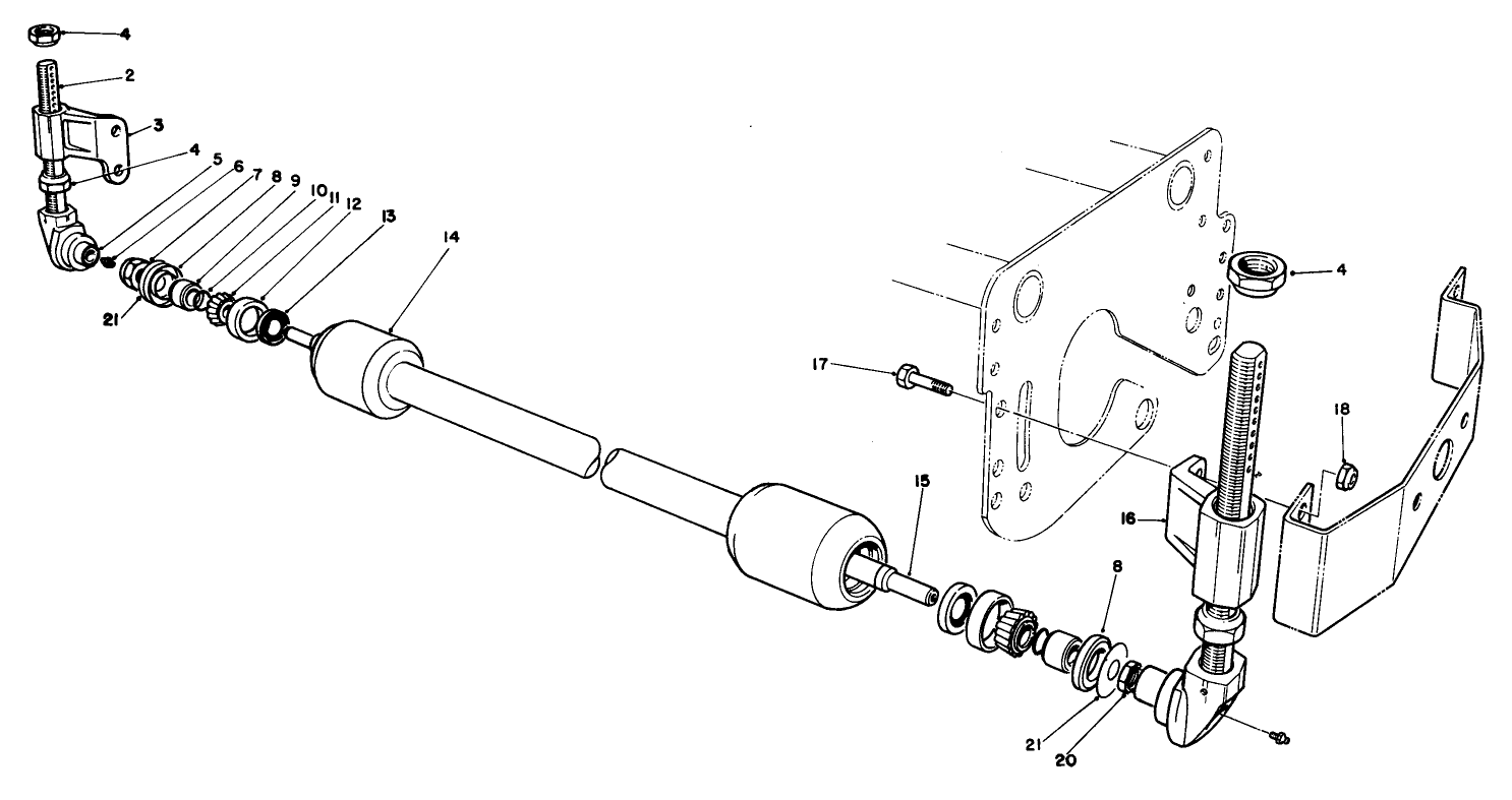 Sectional Roller Model No. 03648 (optional)