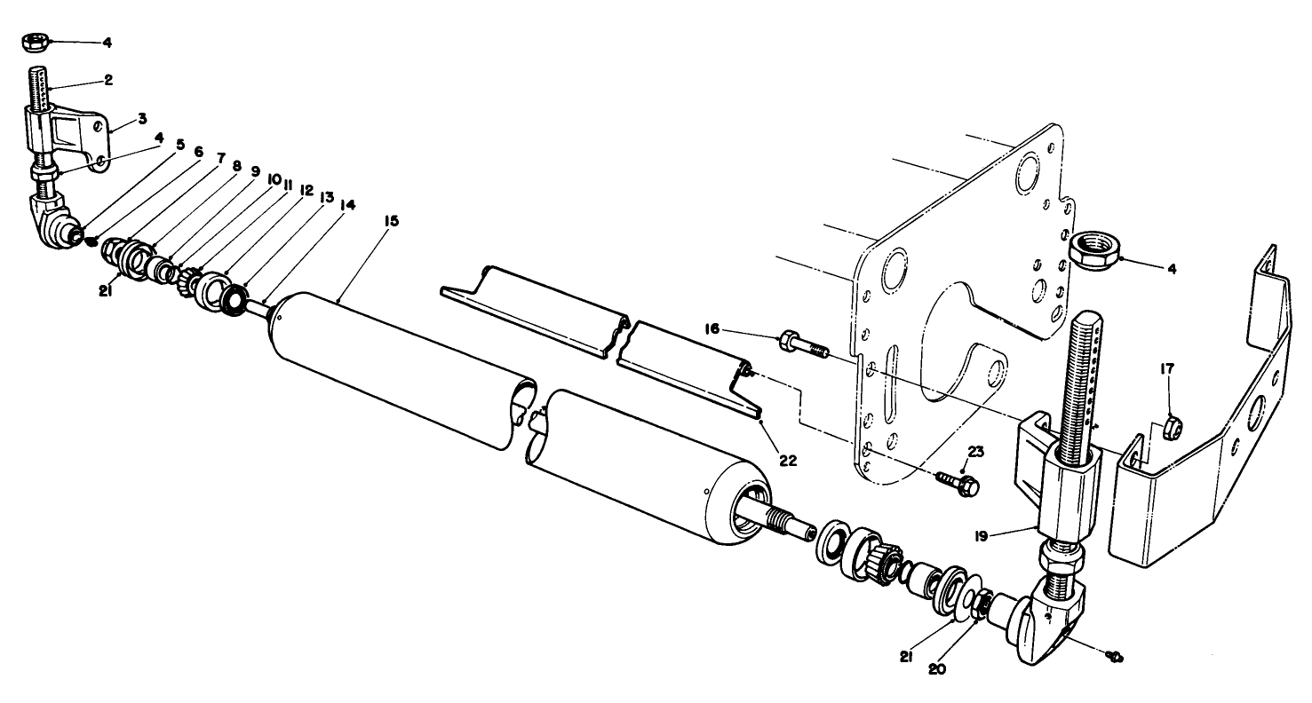 Front Roller Scraper No. 62-6220 (optional)