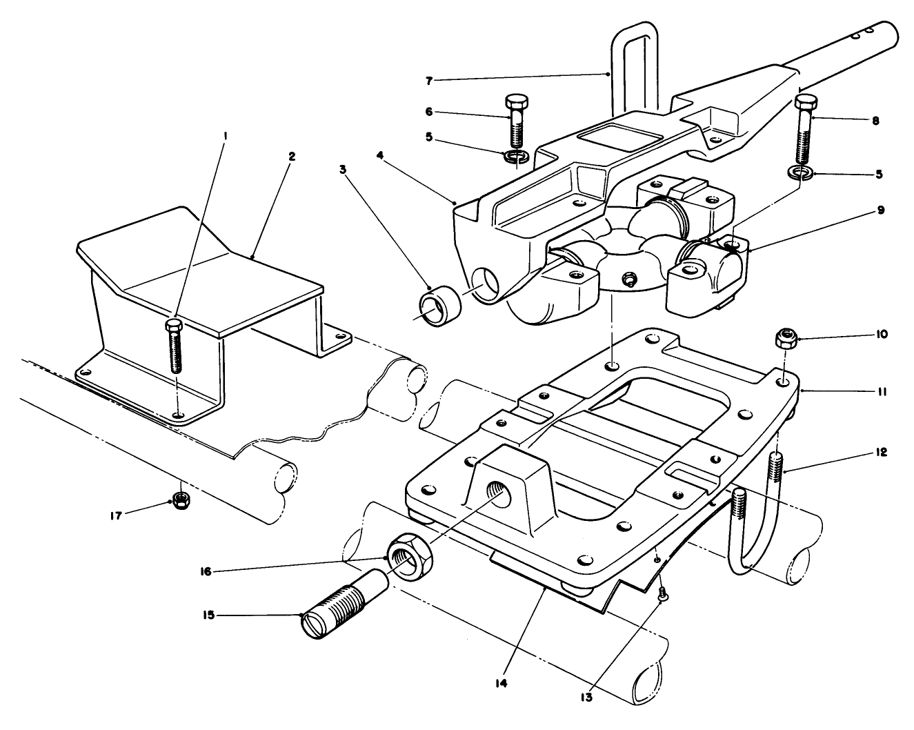 Cutting Unit Flotation Kit Model No. 03640 (optional)(cutting Unit No. 2 (l.h.) & 3 (r.h.))