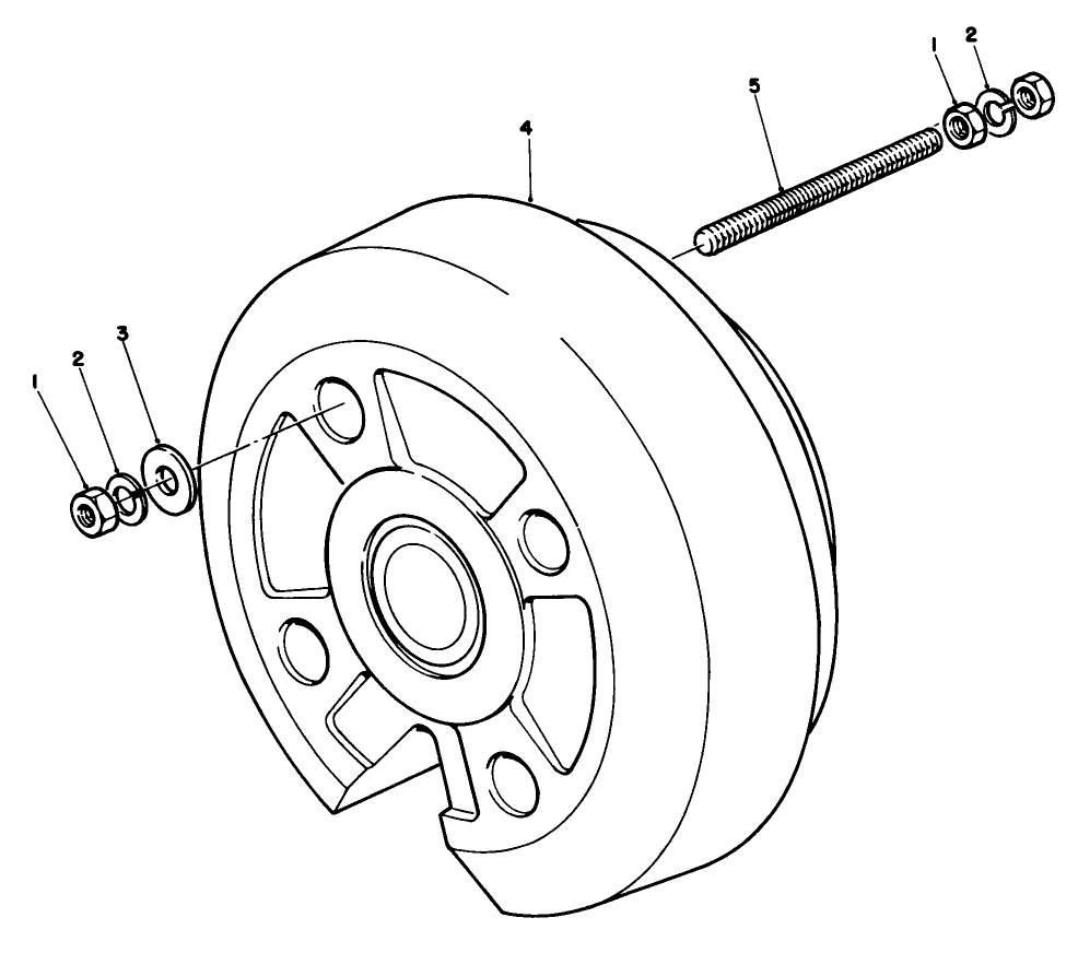 Front Wheel Weight No. 77-6700 (optional)