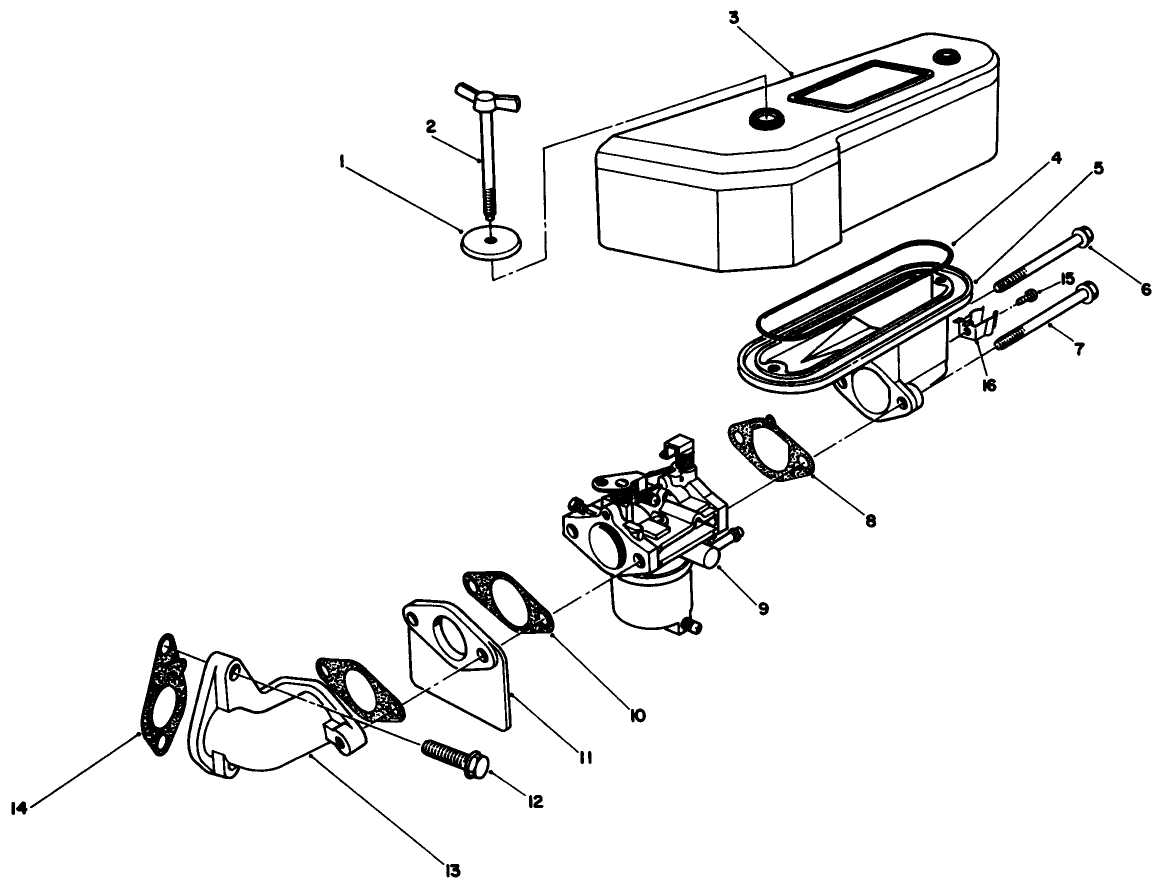 Air Cleaner & Carburetor Assembly
