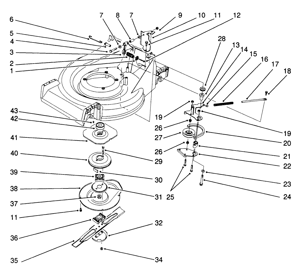 Blade Brake Clutch Assembly