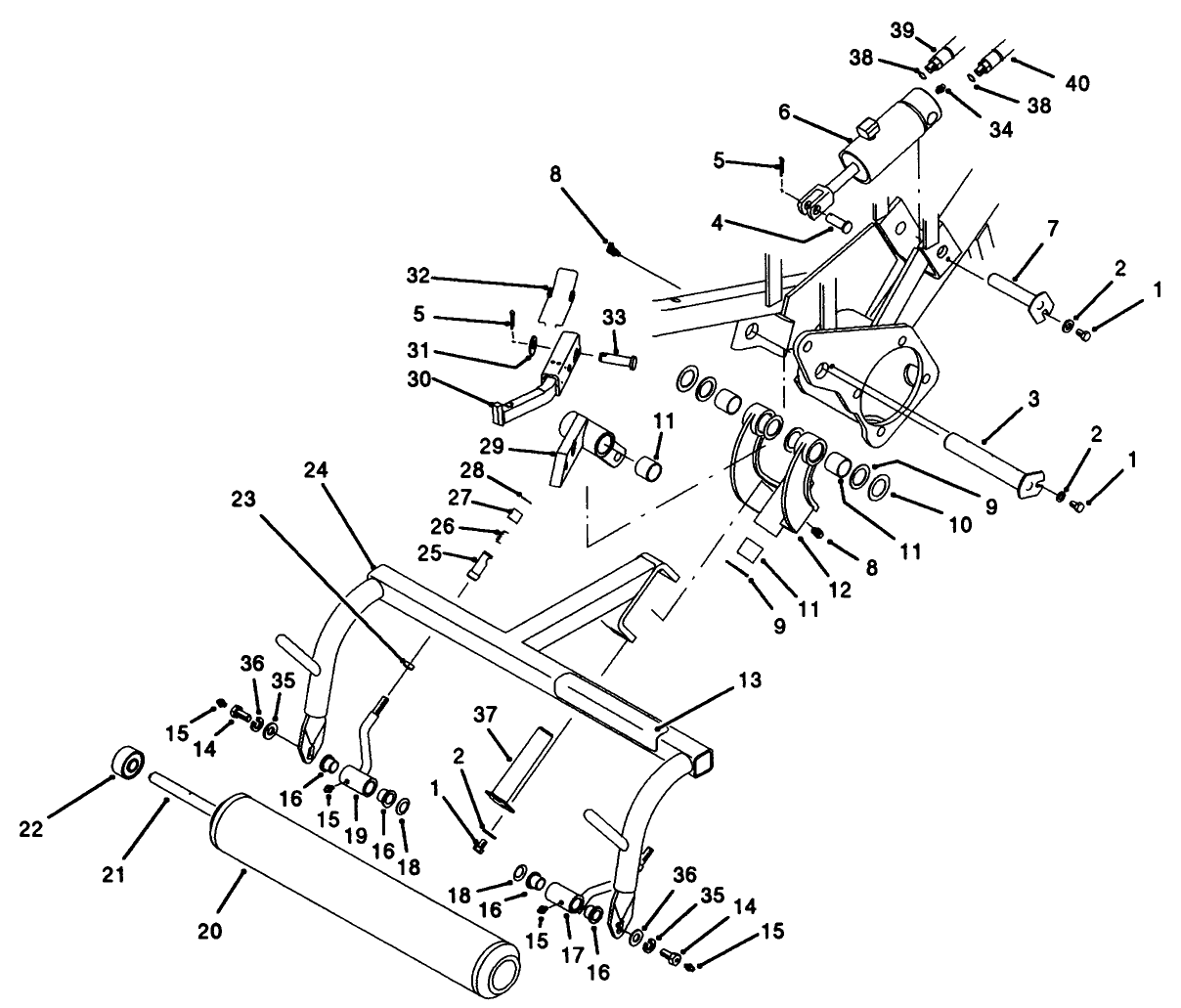 Pull Frame Assembly L.h.