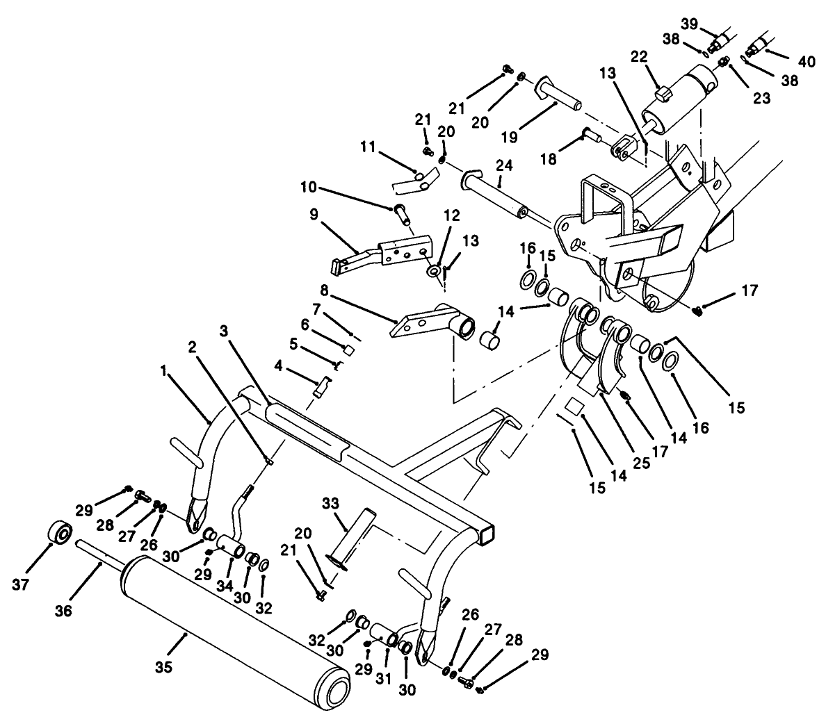 Pull Frame Assembly R.h.