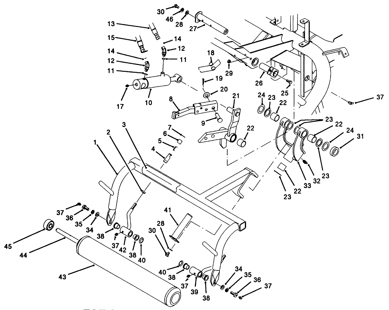 Pull Frame Assembly Rear