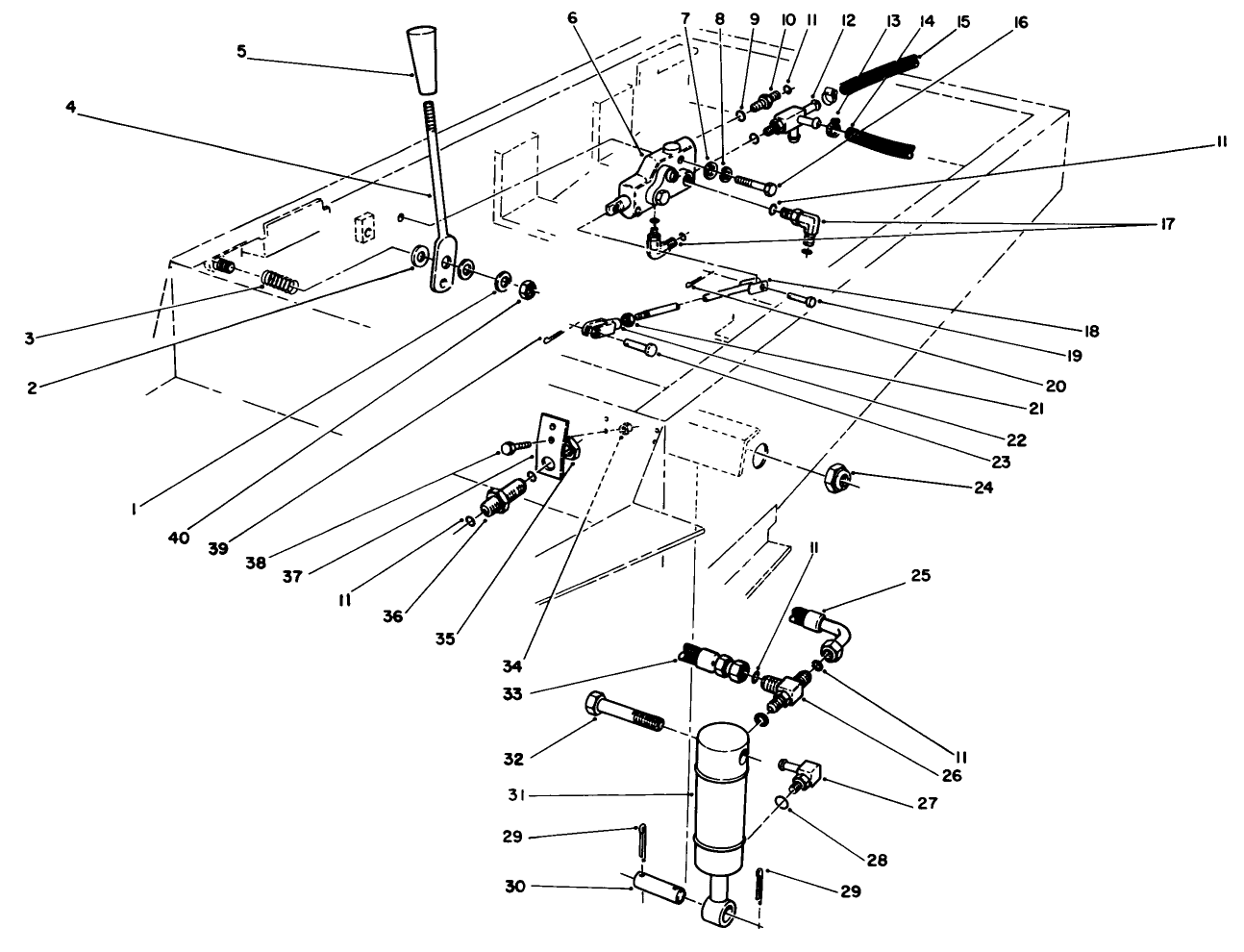 Hydraulic Llft System Assembly
