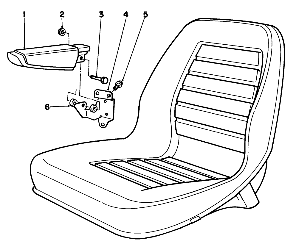 Armrest Kit Model No 30707