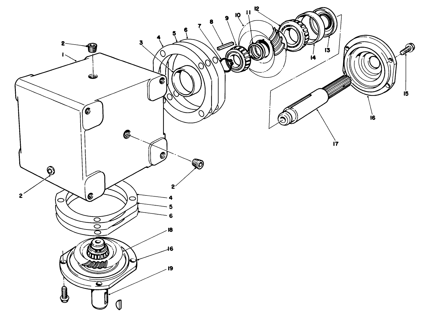 Gear Box Assembly No. 68-6810