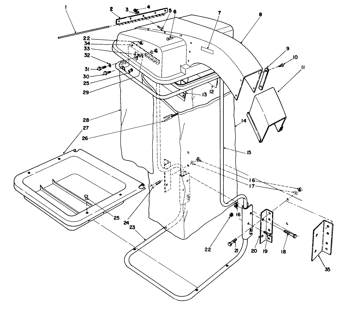 9 Cu. Ft. Hopper Kit Model No. 30504 (optional)