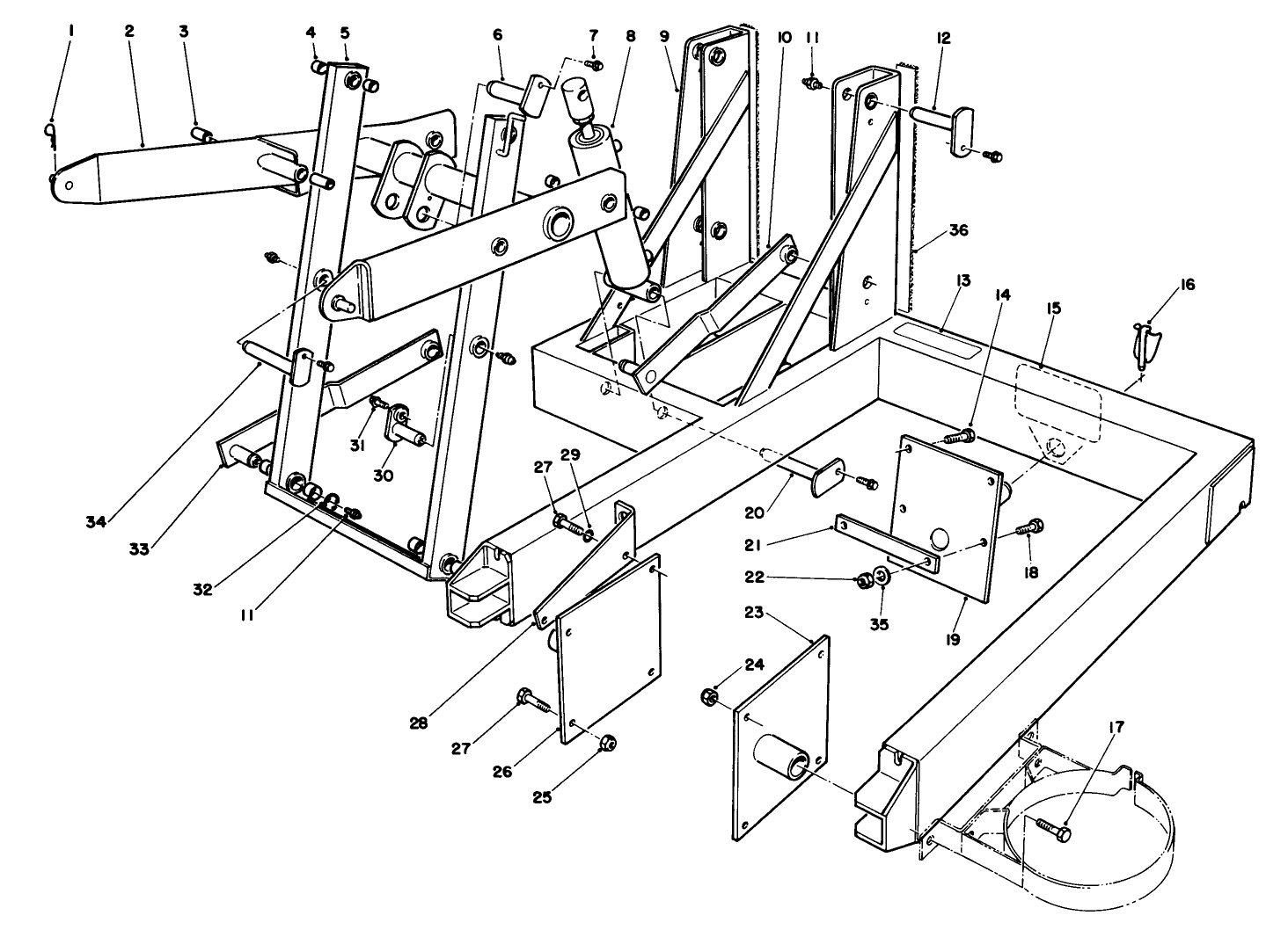 15 Cu. Ft. Hopper Kit Model 30505 (optional)