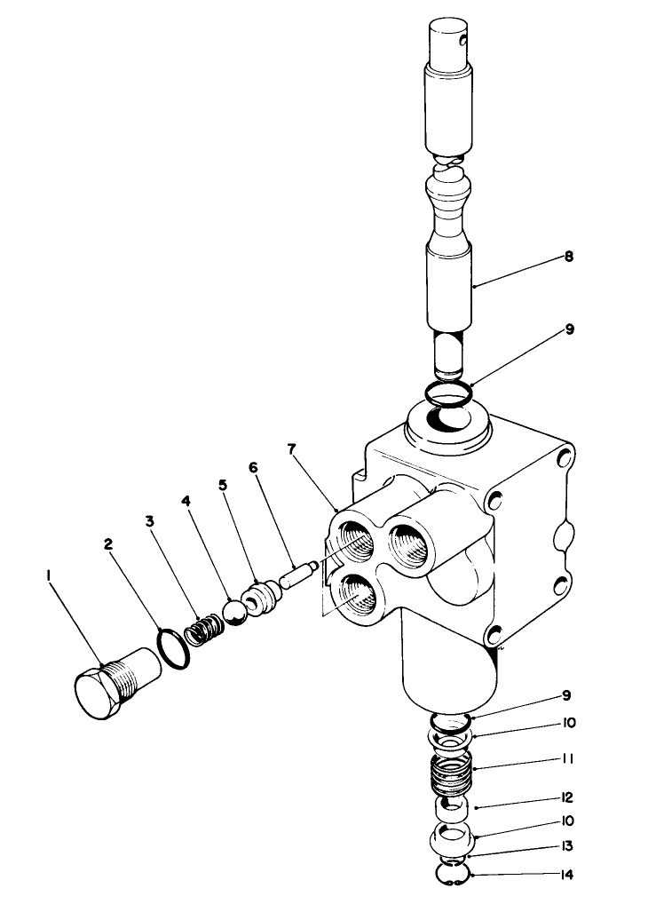 15 Cu. Ft. Hopper Kit Model 30505 (optional)(continued) Control Valve No. 43-1950