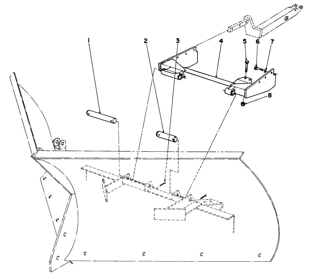 V-Plow Installation Kit Model No. 30749 (optional)