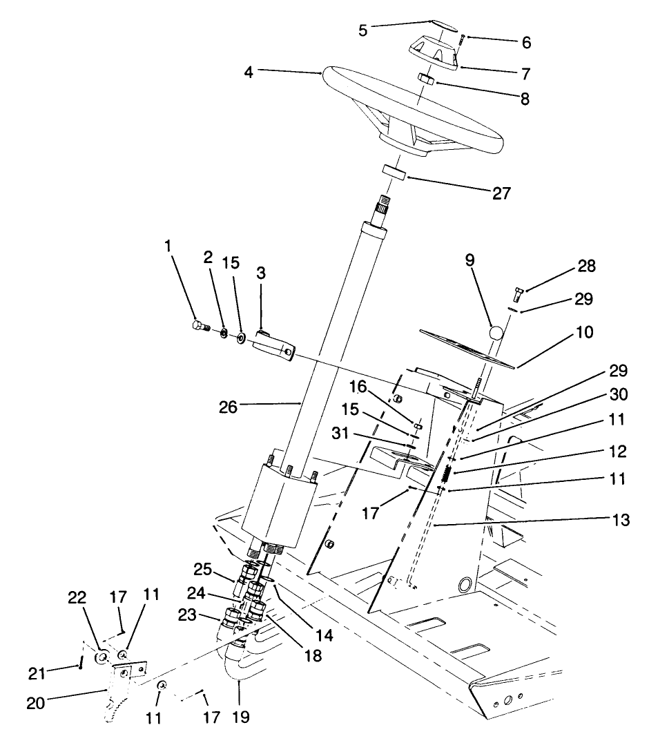 Steering Tower Assembly
