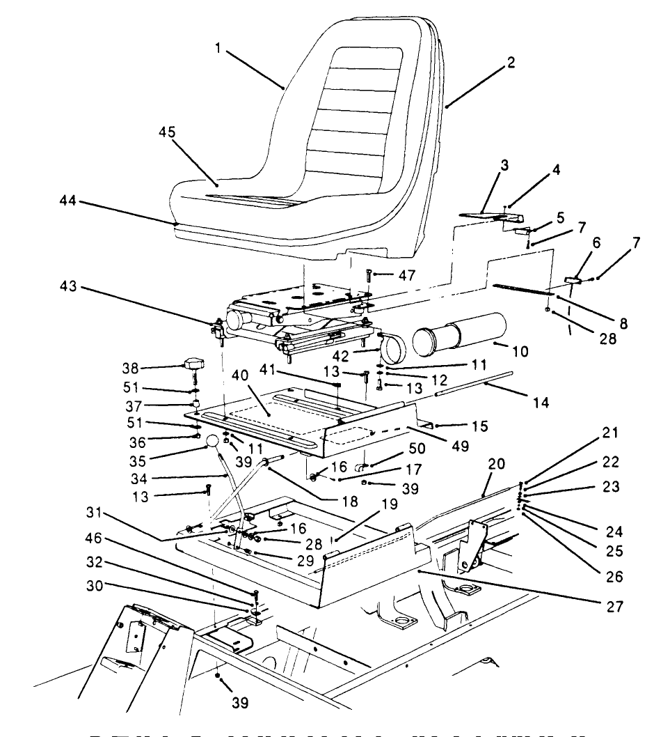 Seat & Throttle Assembly