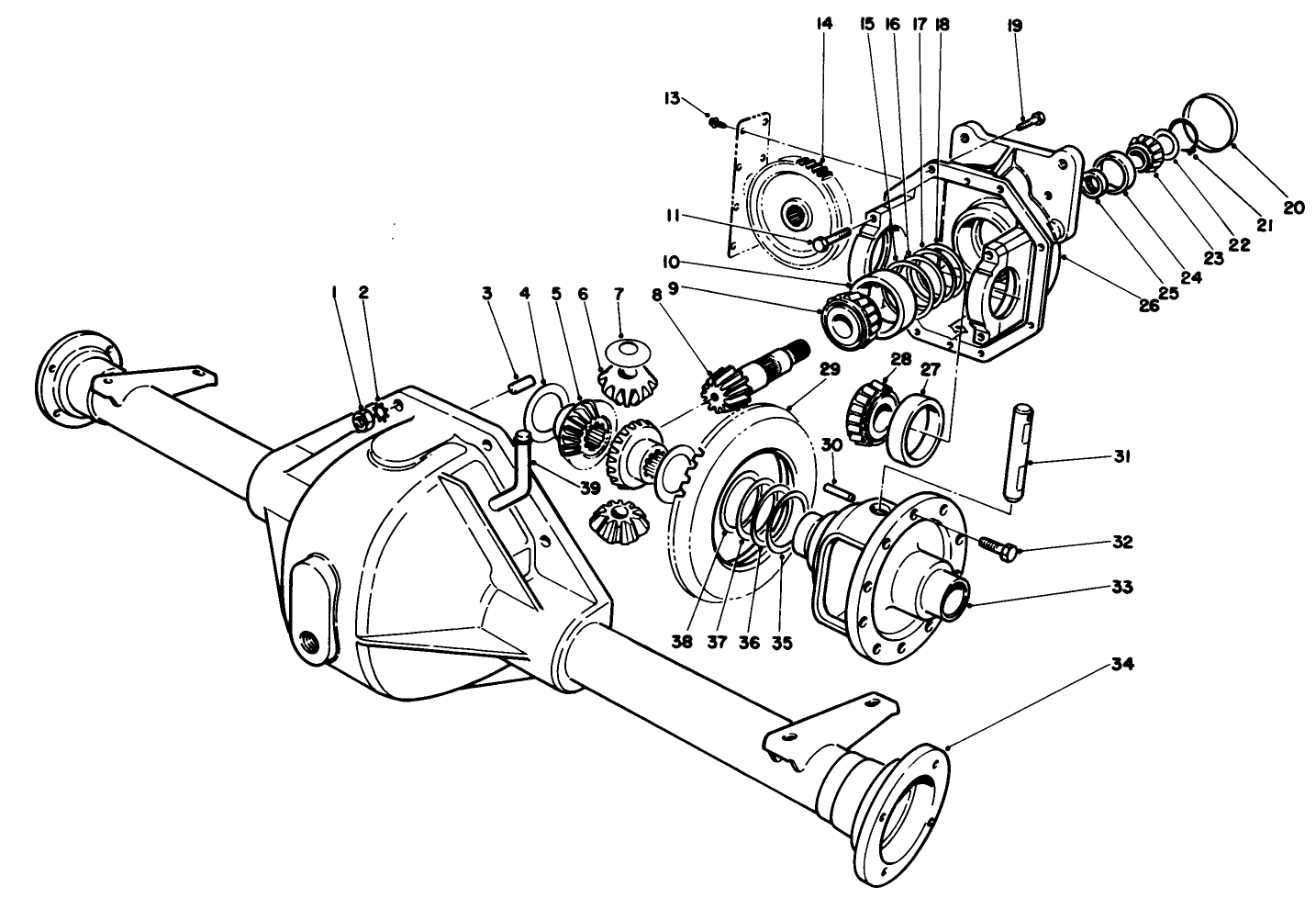 Front Axle Assembly No. 75-0710