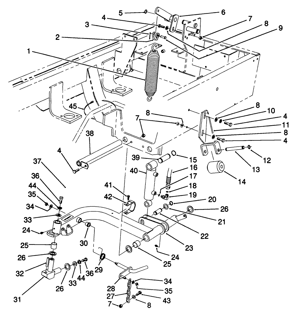 Rear Lift Arms Assembly