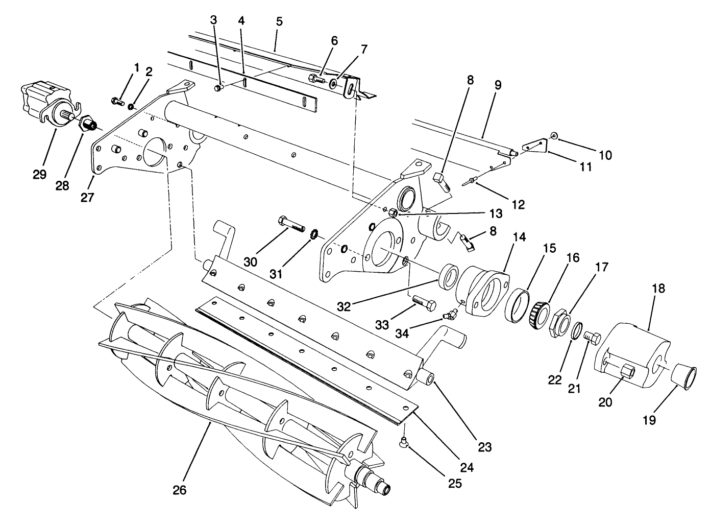 Cutting Unit Reel Assembly
