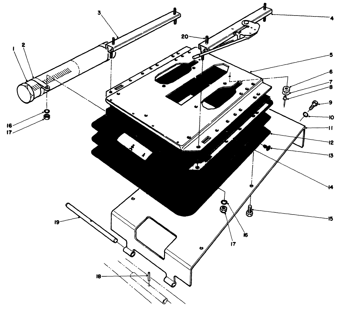 Seat Pivot And Bellows Assembly