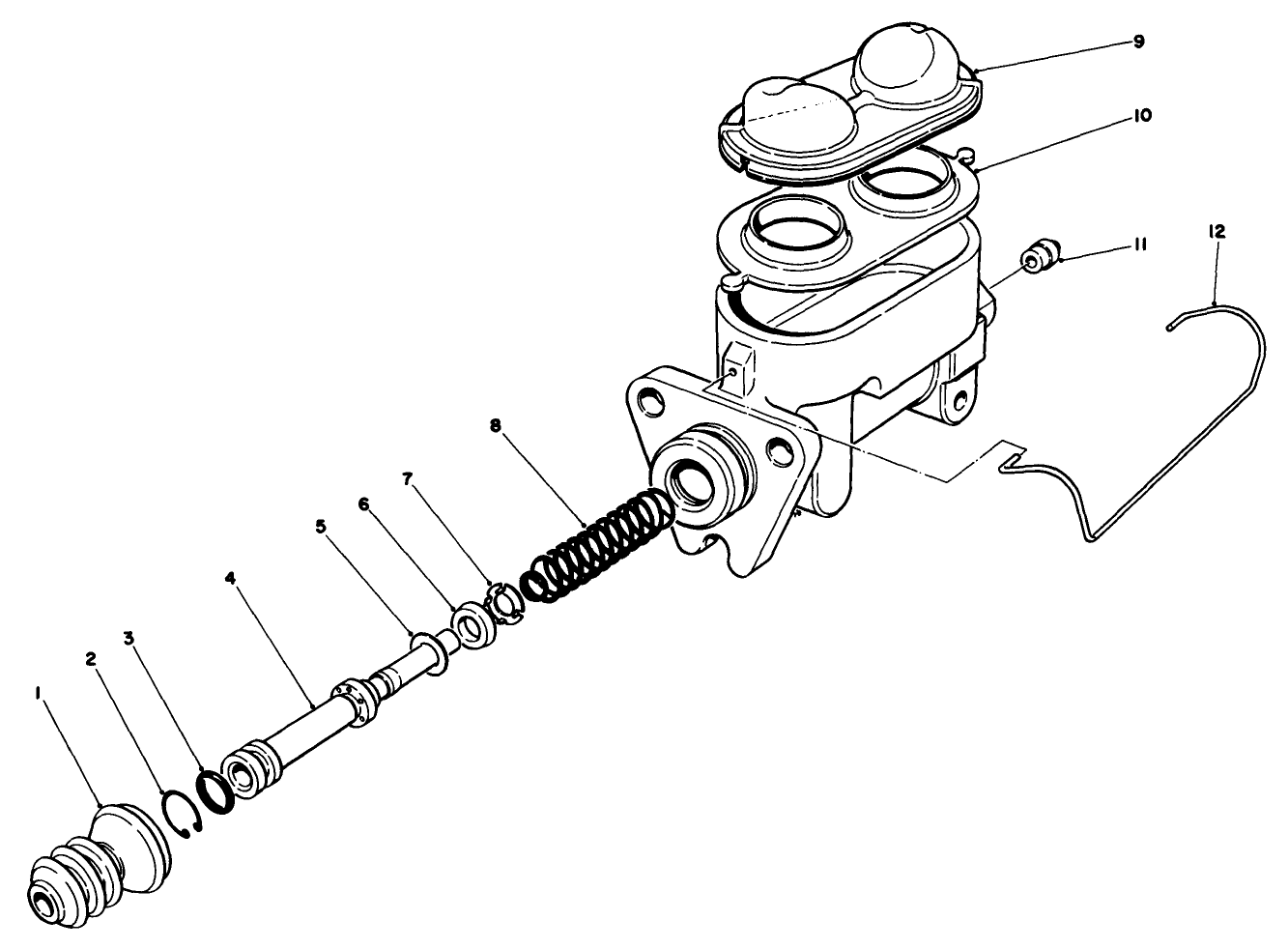 Brake System Master Cylinder No. 69-2640