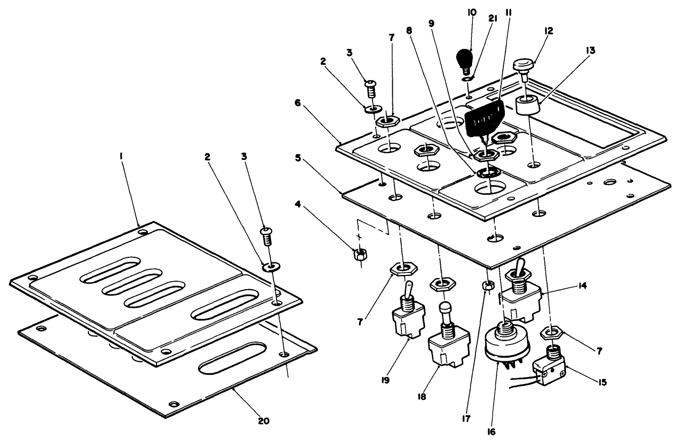 Lower Control Panel Assembly