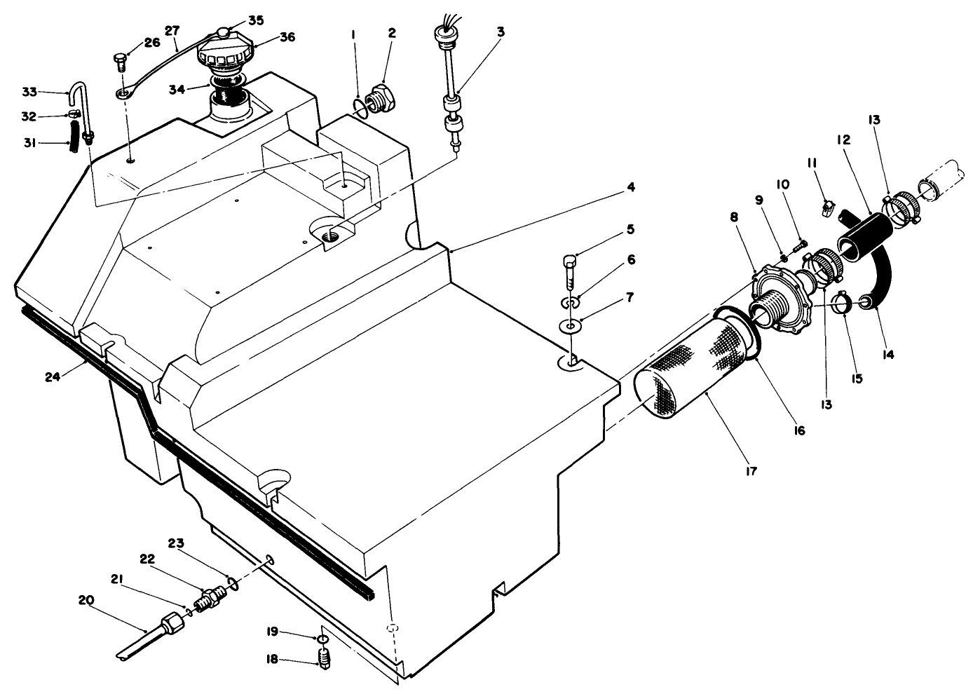 Hydraulic Tank Assembly