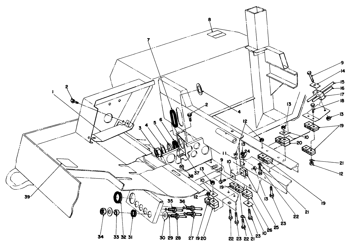 Hydraulic Line Clamps Assembly