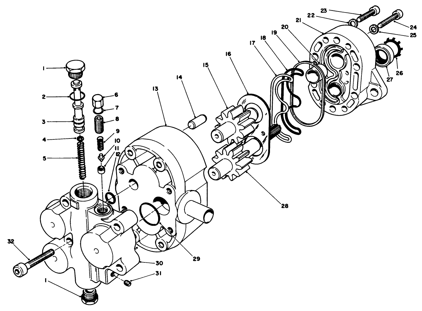 Gear Pump & Flow Divider No. 69-2220