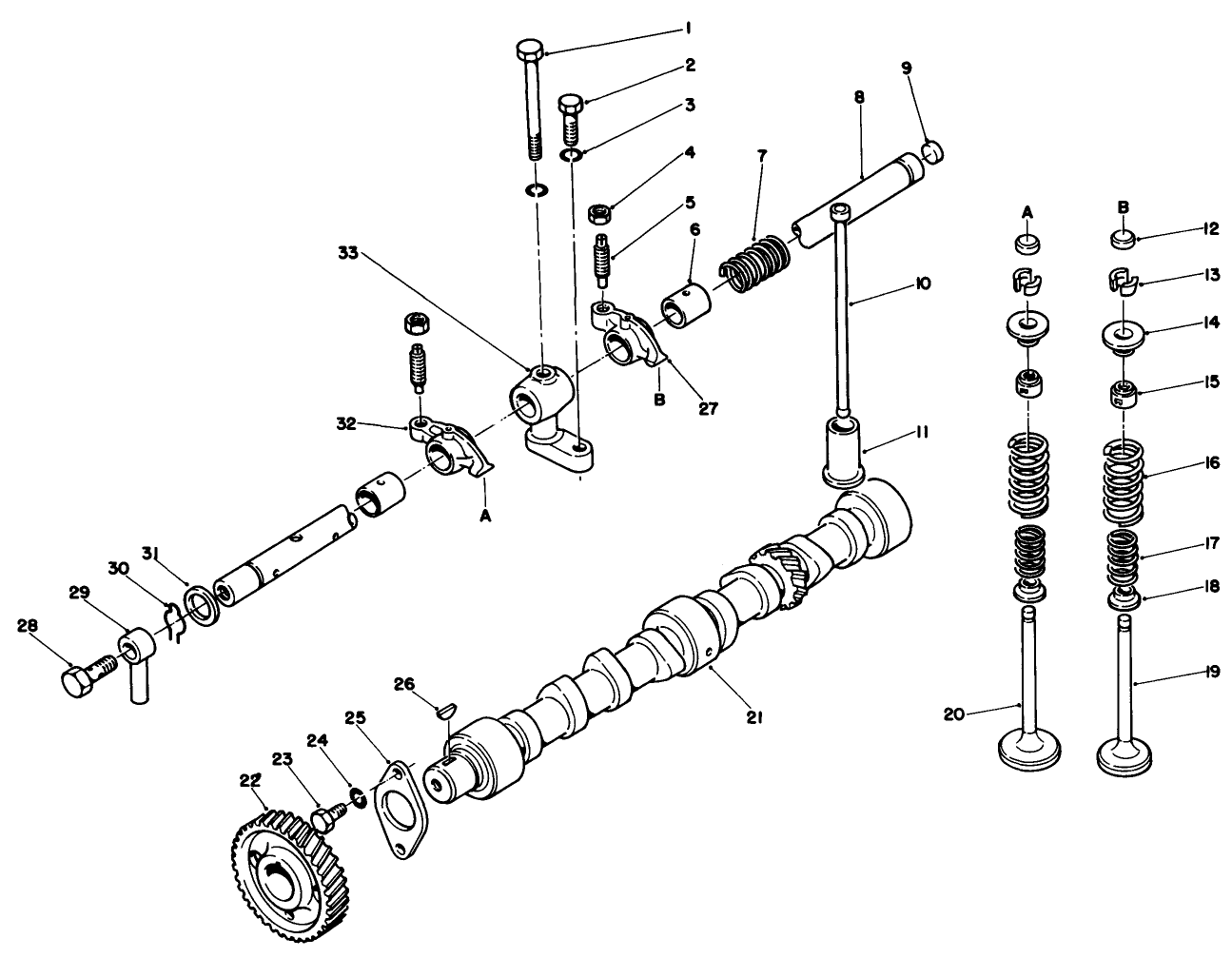 Valve & Camshaft Assembly
