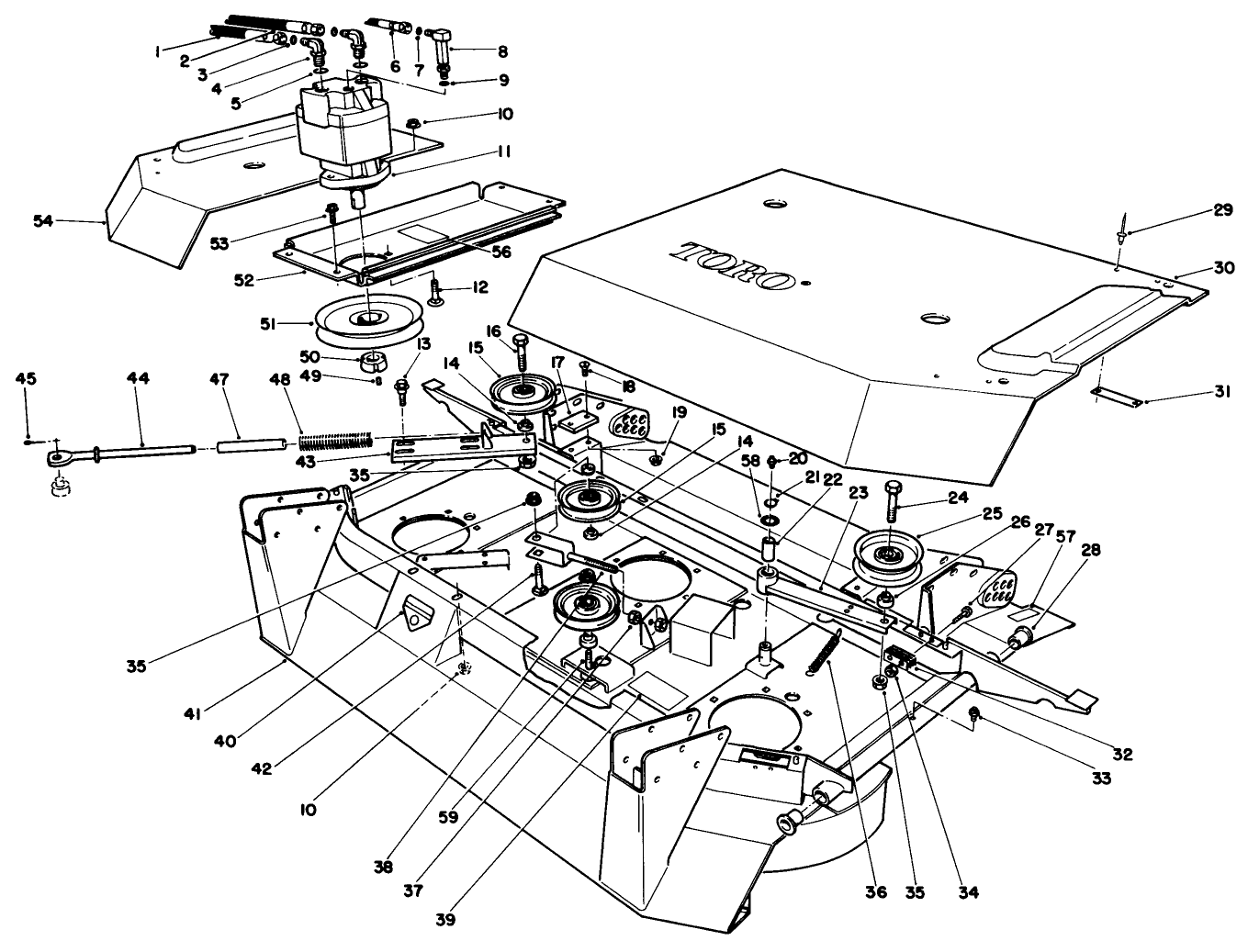 Center Deck Model No. 30592