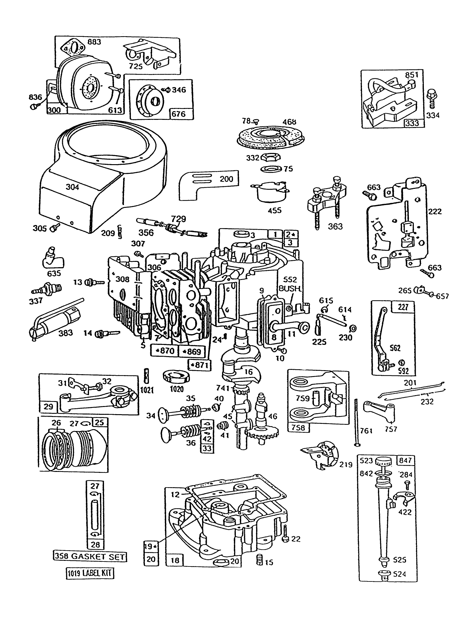 Briggs & Stratton Model No. 191707-6021-01 (cont.)